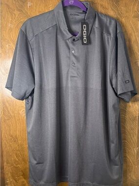 OGIO Men's Charcoal Gray Short-Sleeve Performance Polo
